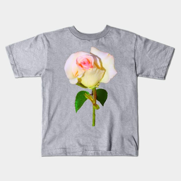 Unfolding Rosebud Kids T-Shirt by Jan4insight TeeStore